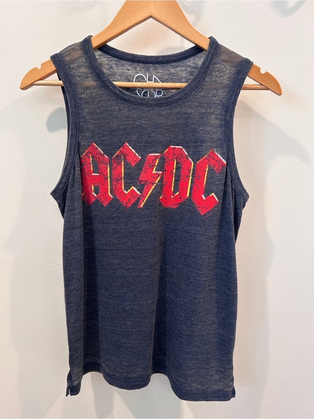 Chaser Brand AC/DC Graphic Muscle Tank Top